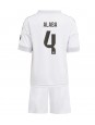 Billige Real Madrid David Alaba #4 Hjemmedraktsett Barn 2025-26 Kortermet (+ Korte bukser)
